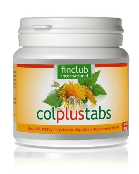 obrázek Finclub Colplustabs 180 tablet - rostlinné extrakty a inulin 300121